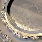 Vintage Style Metal Jewelry Tray